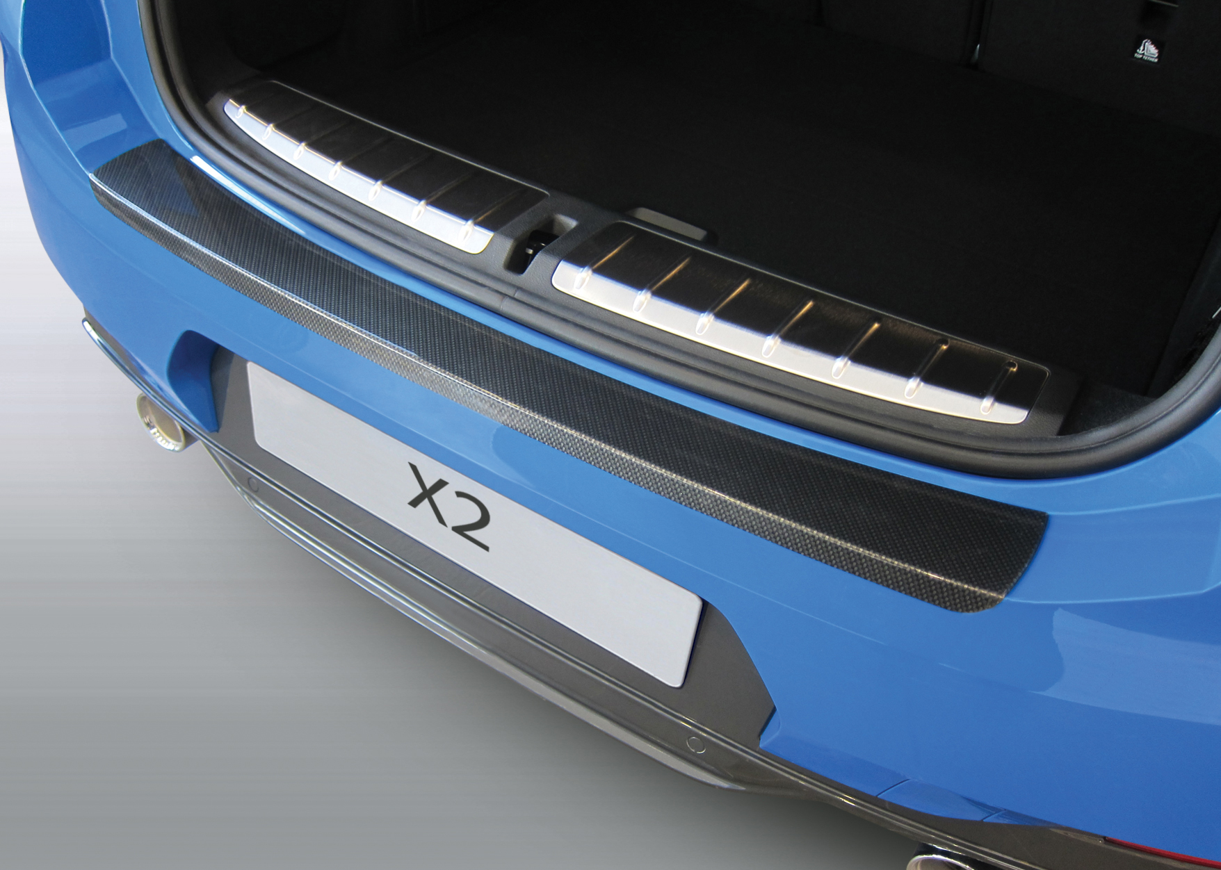 RGM REARGUARD FITS BMW F39 X2 SE/ SPORT/ 'M' SPORT /'M' SPORT X 2018-2023 Silver/Black/Gloss Black/Carbon Fiber Pattern - Image 2