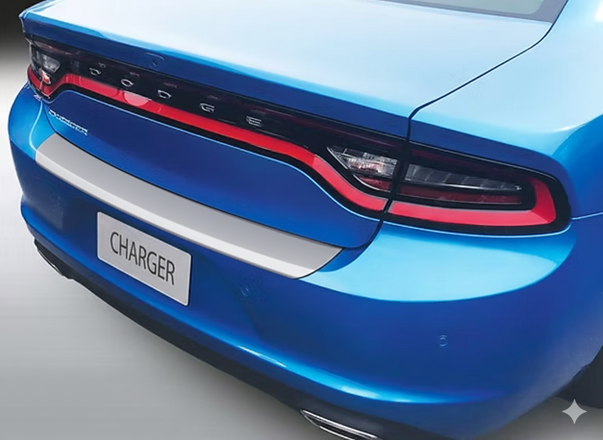 RGM REARGUARD FITS DODGE CHARGER 2015-2023 Silver/Carbon Pattern/Gloss Black/Black - Image 3