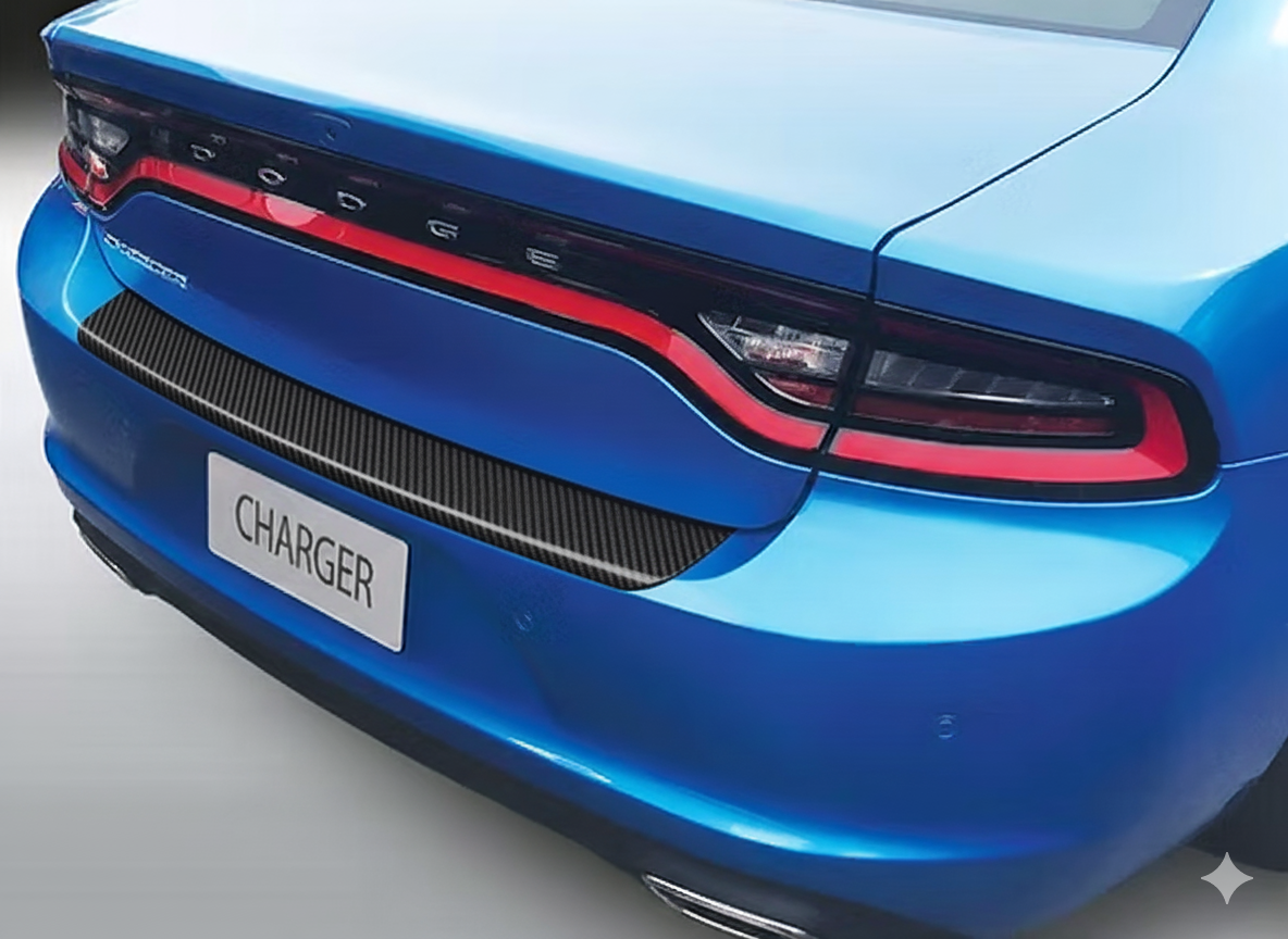 RGM REARGUARD FITS DODGE CHARGER 2015-2023 Silver/Carbon Pattern/Gloss Black/Black
