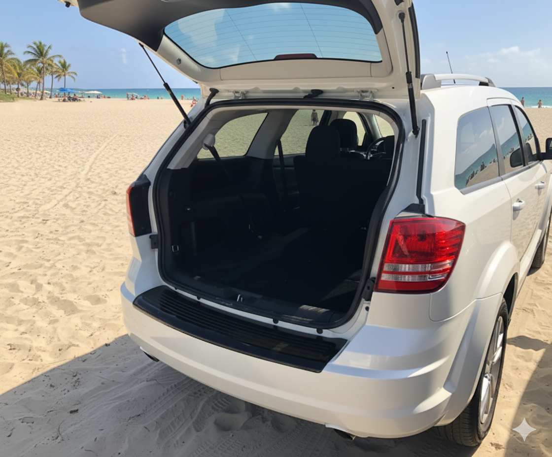 RGM REARGUARD FITS DODGE JOURNEY 2009-2017 Silver/Carbon Pattern/Gloss Black/Black