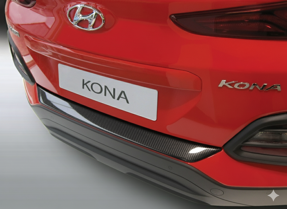 RGM REARGUARD FITS HYUNDAI KONA / KONA ELECTRIC 2017-2020 Silver/Black/Gloss Black/Carbon Fiber Pattern - Image 3