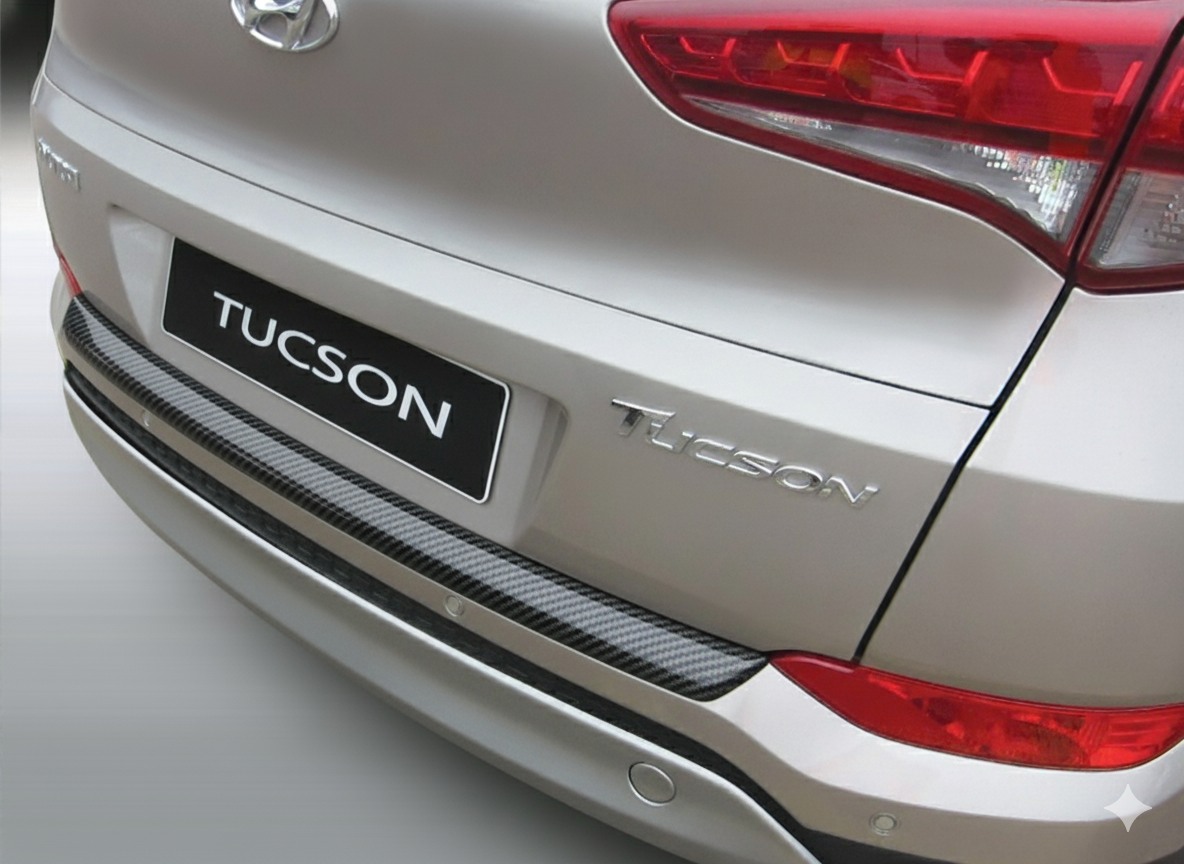 RGM REARGUARD FITS HYUNDAI TUCSON 2015-2018 Silver/Black/Gloss Black/Carbon Fiber Pattern - Image 5