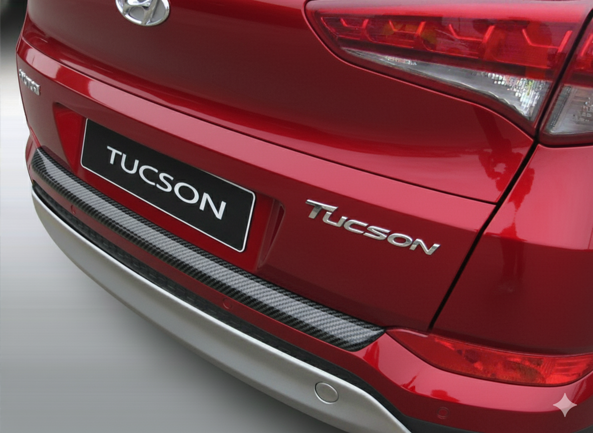 RGM REARGUARD FITS HYUNDAI TUCSON 2015-2018 Silver/Black/Gloss Black/Carbon Fiber Pattern - Image 4