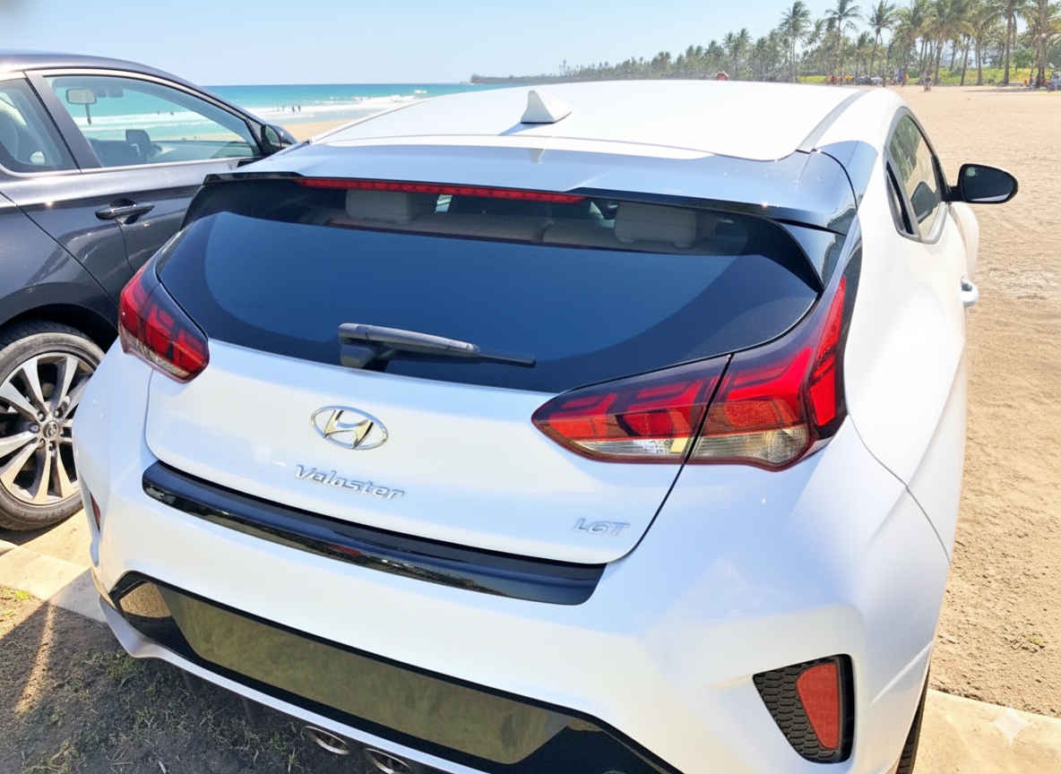 RGM REARGUARD FITS HYUNDAI VELOSTER 2019-2022 Silver/Carbon Pattern/Gloss Black/Black - Image 6