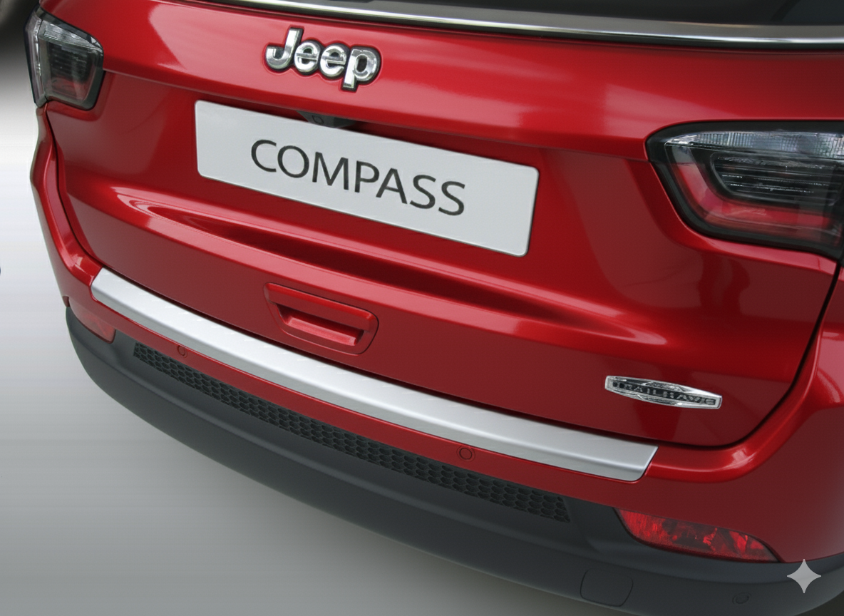 RGM REARGUARD FITS JEEP COMPASS 2017-2021 Silver/Carbon Pattern/Gloss Black/Black - Image 3