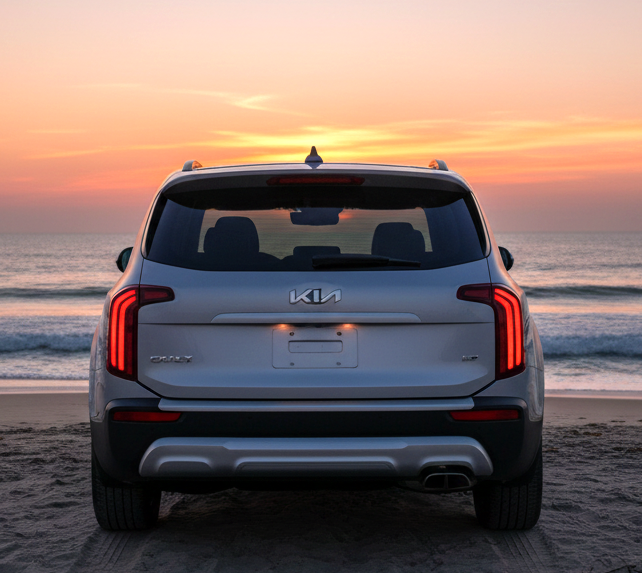 RGM REARGUARD FITS KIA TELLURIDE 2019-2022 Silver/Carbon Pattern/Gloss Black/Black