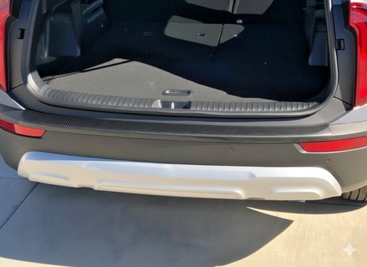 RGM REARGUARD FITS KIA TELLURIDE 2019-2022 Silver/Carbon Pattern/Gloss Black/Black - Image 5