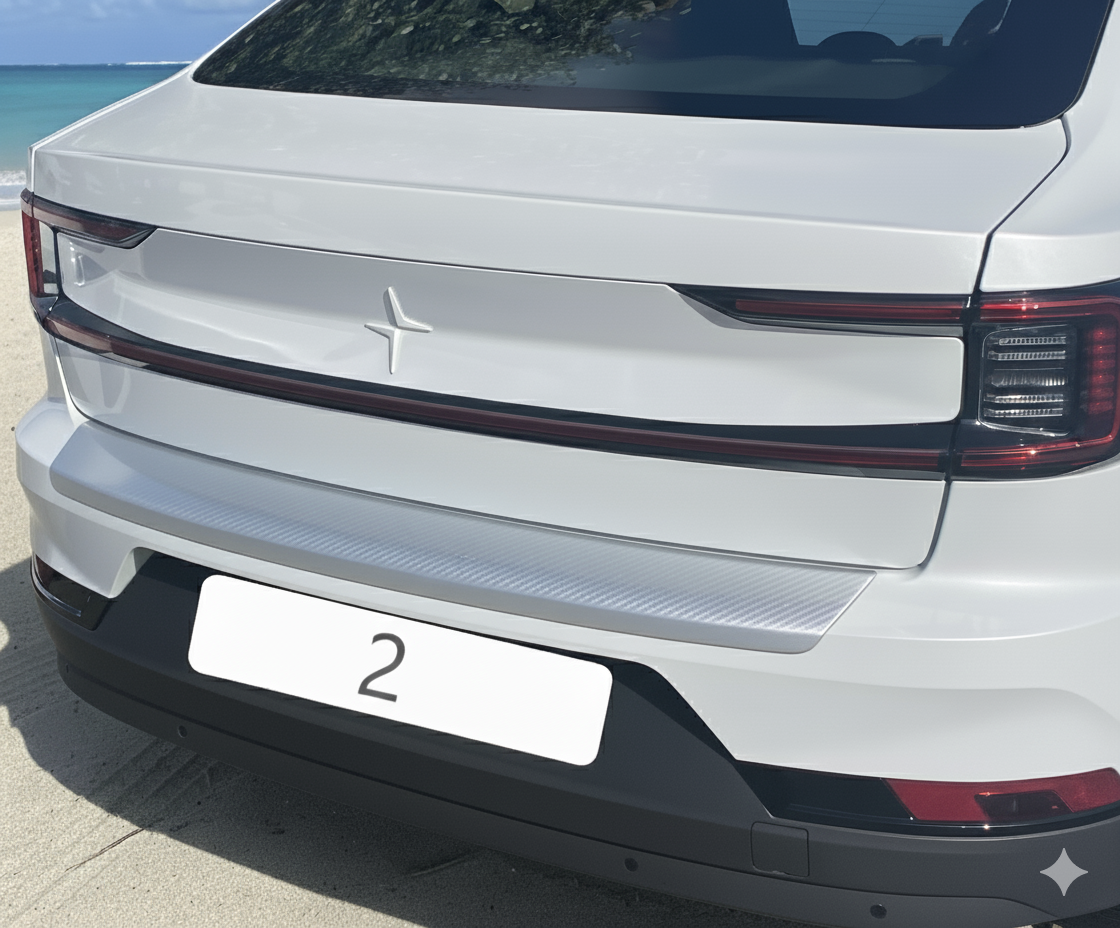 RGM REARGUARD FITS POLESTAR 2 2021-2025 Silver/Black/Gloss Black/Carbon Fiber Pattern - Image 3