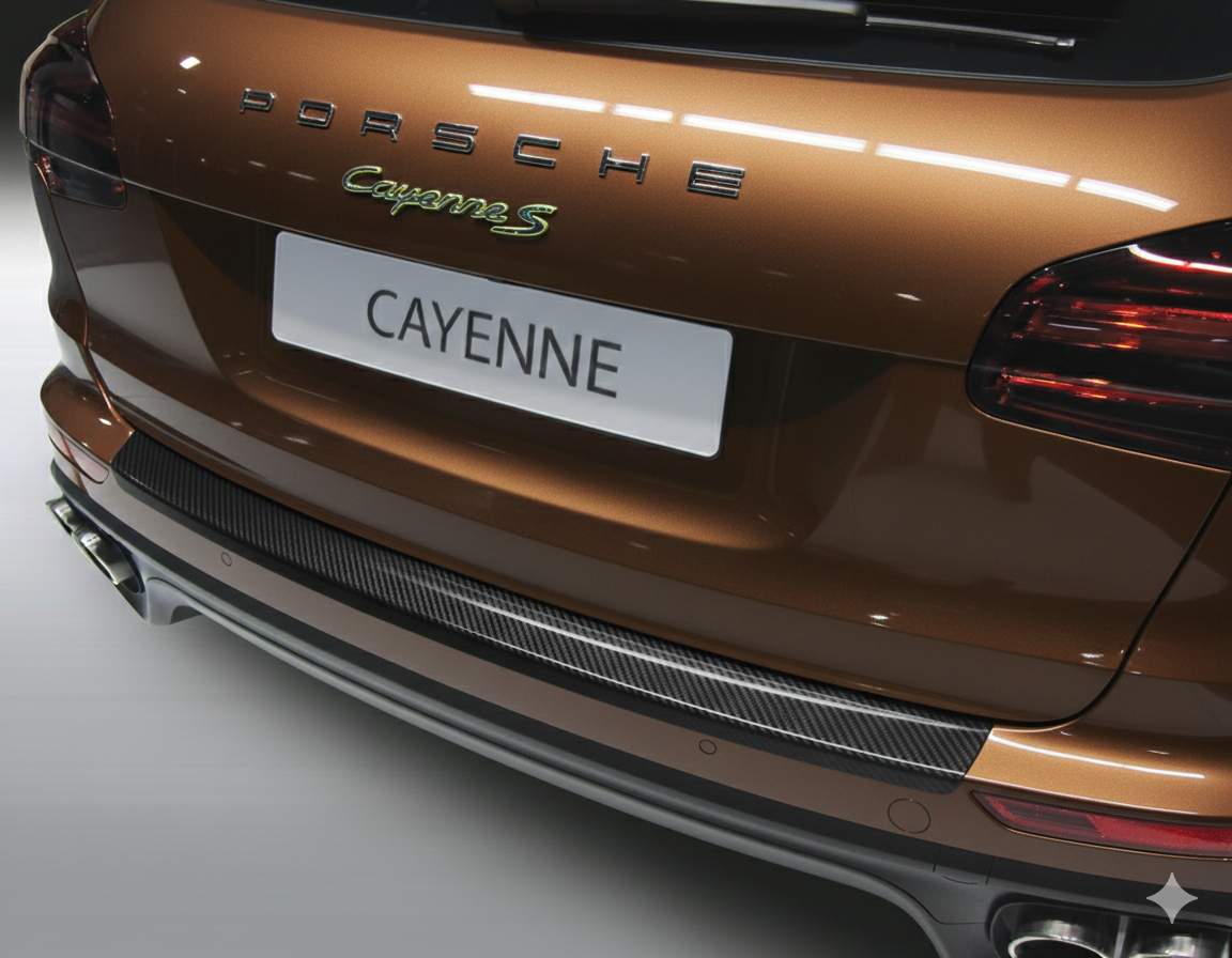 RGM REARGUARD FITS PORSCHE CAYENNE 2014-2017 Silver/Carbon Pattern/Gloss Black/Black - Image 2