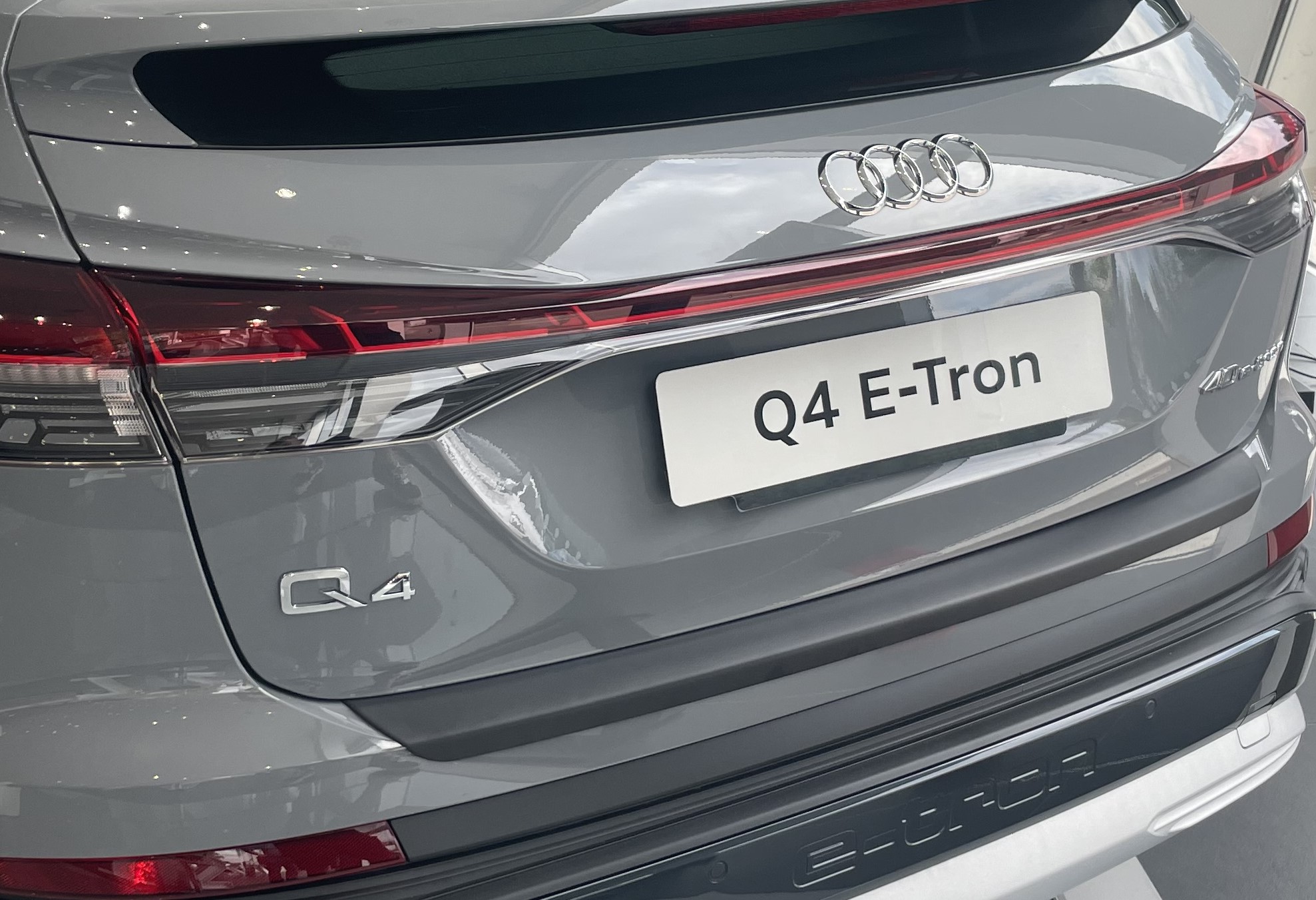 RGM Rearguard fits AUDI Q4 E-TRON / E-TRON SPORTBACK 2022-2025 Silver/Black/Gloss Black/Carbon Fiber Pattern - Image 7