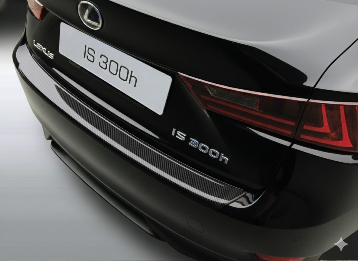 RGM REARGUARD FITS LEXUS IS 2013-2016 Silver/Black/Gloss Black/Carbon Fiber Pattren - Image 4