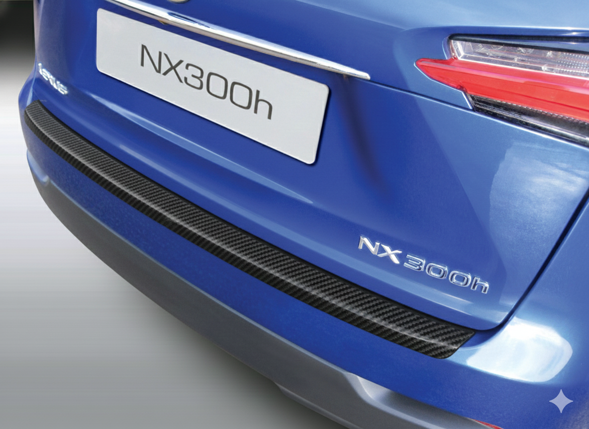 RGM REARGUARD FITS LEXUS NX 2014-2017 Silver/Black/Gloss Black/Carbon Fiber Pattern - Image 3