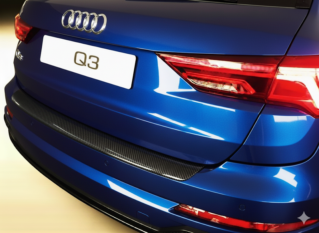 RGM Rearguard fits AUDI Q3/RSQ3 2019-2025 Silver/Black/Gloss Black/Carbon Fiber Pattern - Image 5