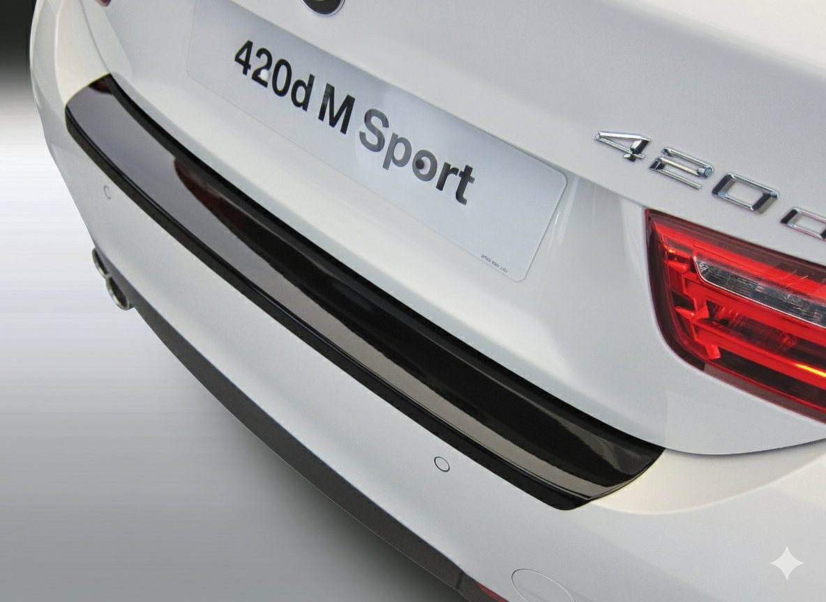 RGM REARGUARD FITS BMW F36 4 SERIES GRAN COUPE 'M' SPORT 2014-2020 Silver/Carbon Pattern/Gloss Black/Black - Image 2