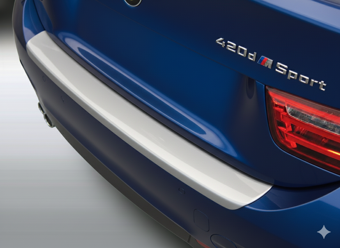 RGM REARGUARD FITS BMW F36 4 SERIES GRAN COUPE SE/SPORT/LUXURY 2014-2020 Silver/Carbon Pattern/Gloss Black/Black - Image 3