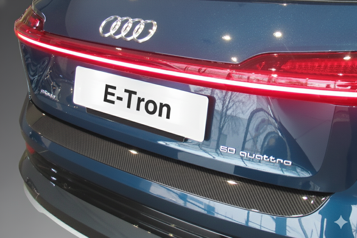 RGM REARGUARD FITS AUDI E-TRON 2019-2023 Silver / Carbon Pattern / Gloss Black / Black - Image 3