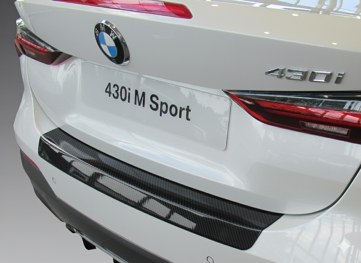 RGM REARGUARD FITS BMW G22 4 SERIES COUPE/ 'M' SPORT/M4/CONVERTIBLE 2021-2026 Silver/Carbon Pattern/Gloss Black/Black - Image 3