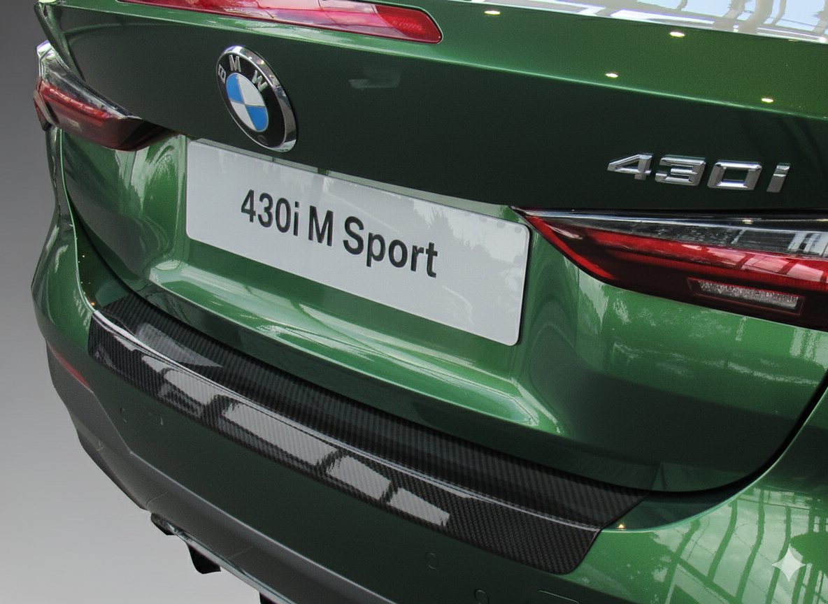 RGM REARGUARD FITS BMW G22 4 SERIES COUPE/ 'M' SPORT/M4/CONVERTIBLE 2021-2026 Silver/Carbon Pattern/Gloss Black/Black - Image 4