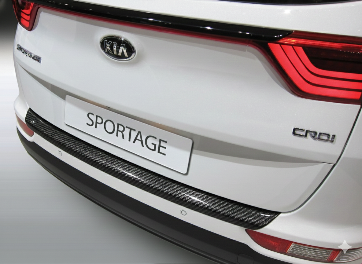RGM REARGUARD FITS KIA SPORTAGE 2016-2018 Silver/Black/Gloss Black/Carbon Fiber Pattren - Image 2