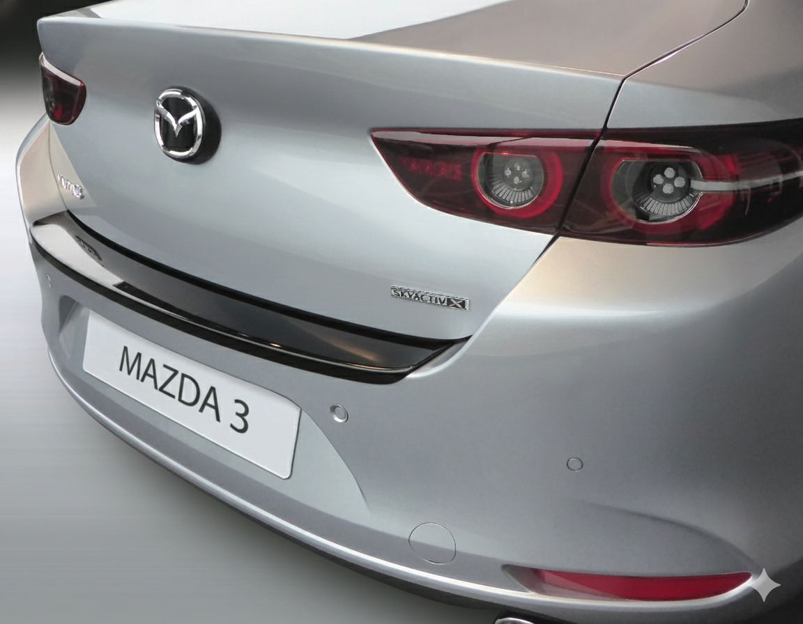 RGM REARGUARDS FIT MAZDA 3 2019-2025 BLACK/GLOSS BLACK/CARBON FIBER PATTERN/SILVER - Image 6