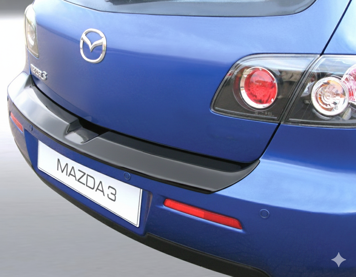 RGM REARGUARD FITS MAZDA 3 2006-2009 Silver/Black/Gloss Black/Carbon Fiber Pattern - Image 2