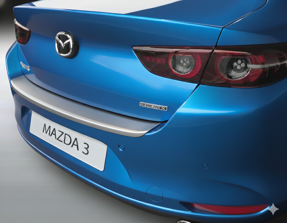 RGM REARGUARDS FIT MAZDA 3 2019-2025 BLACK/GLOSS BLACK/CARBON FIBER PATTERN/SILVER