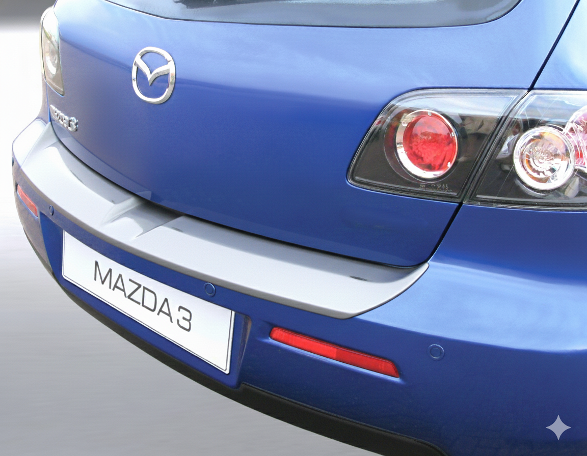 RGM REARGUARD FITS MAZDA 3 2006-2009 Silver/Black/Gloss Black/Carbon Fiber Pattern - Image 4