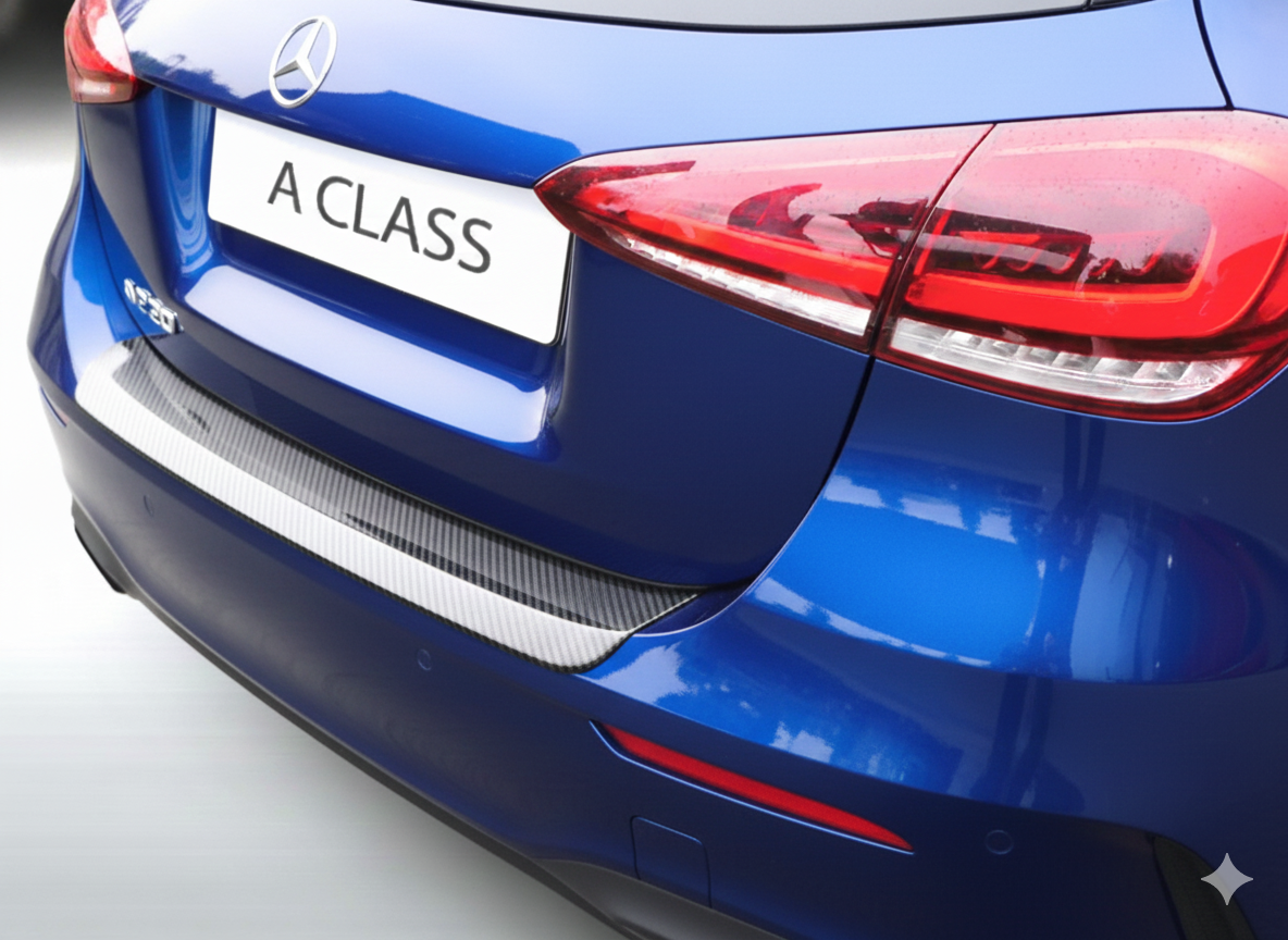 RGM REARGUARD FITS MERCEDES BENZ A CLASS 2019-2021 Silver/Black/Gloss Black/Carbon Fiber Pattern - Image 3